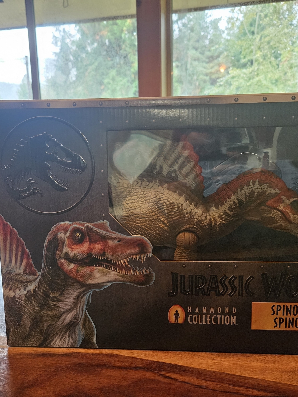 Hammond Collection Spinosaurus Action Figure - Brown